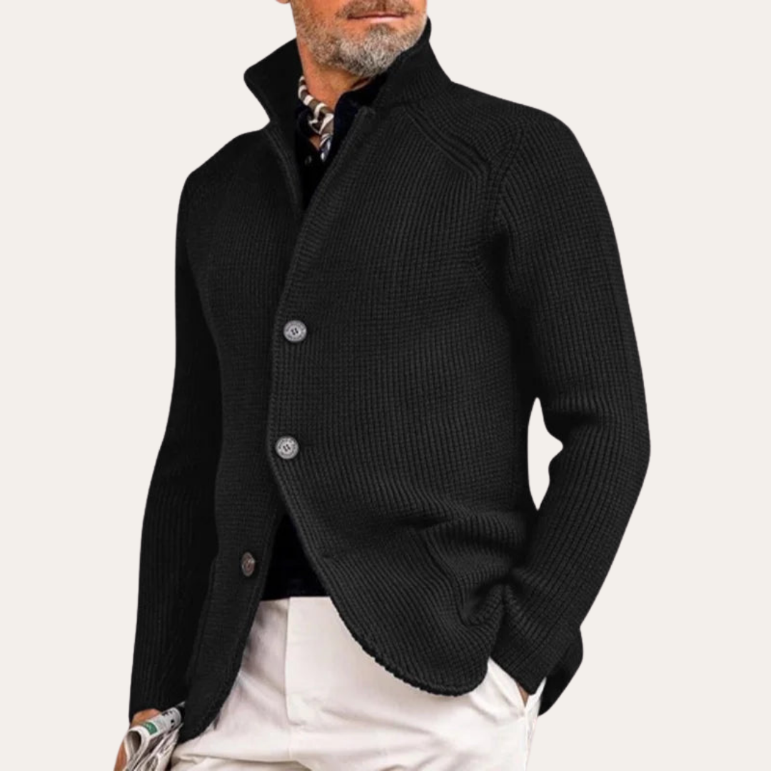 Herren Strickjacke mit Knopfleiste | Vestea