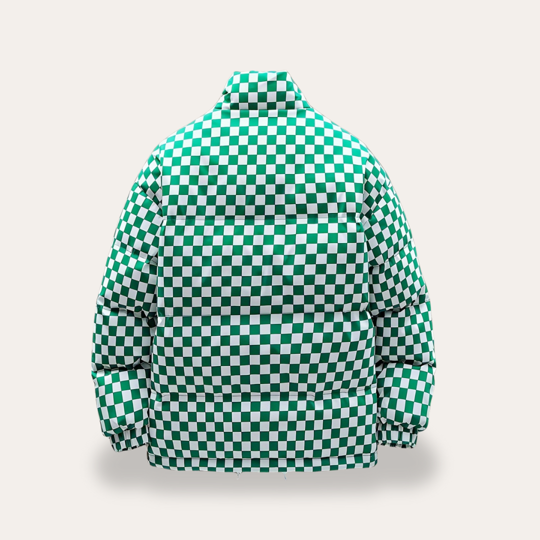 Karomuster Pufferjacke für Herren | Vestea