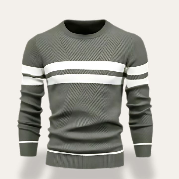 Herren Pullover Rundhals Strick Sweatshirt | Vestea