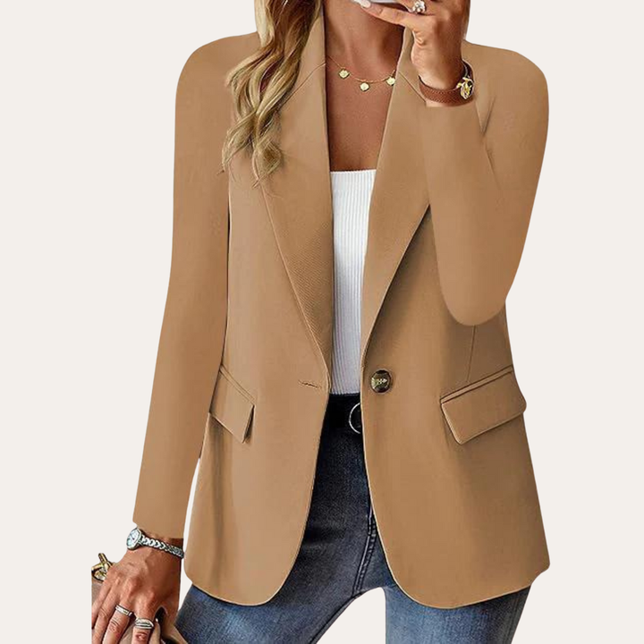 Damen Blazer Elegant Bürojacke Einreiher | Vestea