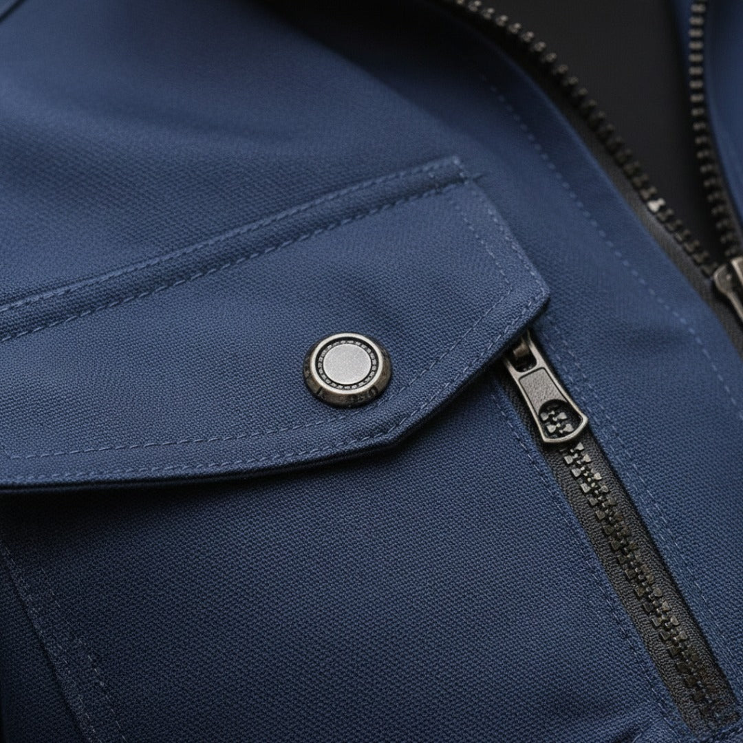 Herren Bomberjacke mit Reißverschluss winddicht lässig | Vestea