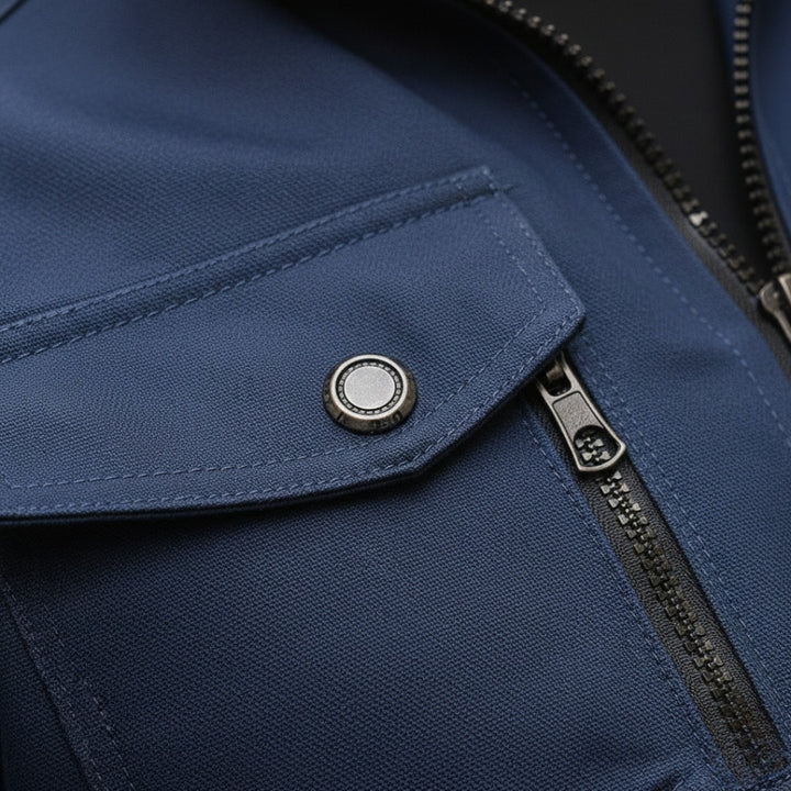 Herren Bomberjacke mit Reißverschluss winddicht lässig | Vestea