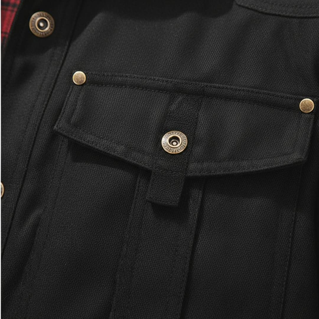 Utility-Jacke für Herren mit Knopfleiste | Vestea