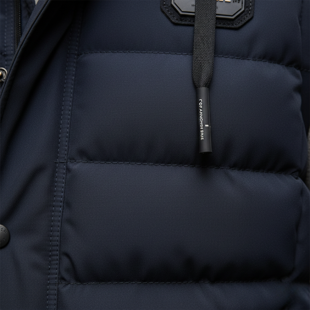 Steppweste für Herren mit Kapuze wattierte Winterjacke für draußen | Vestea