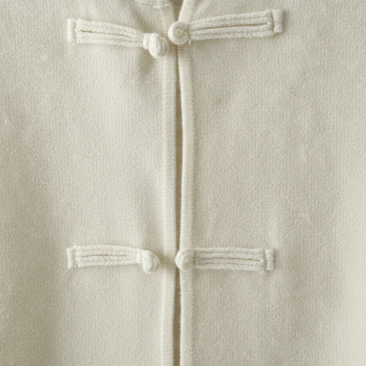 Herren Strickjacke mit Stehkragen und Knopfverschluss | Vestea