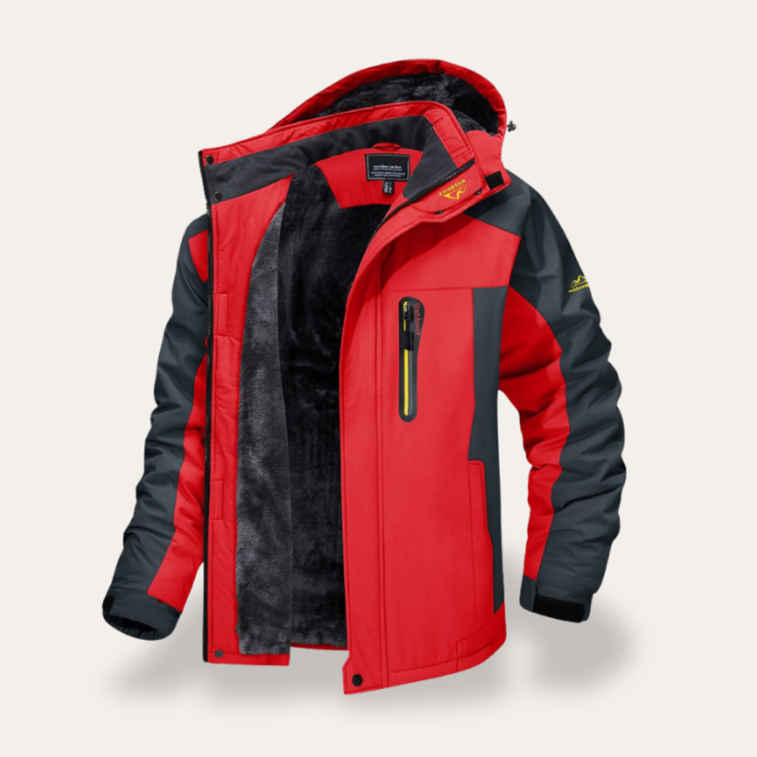 Herren Wasserdichte Softshell Jacke Fleece Futter | Vestea