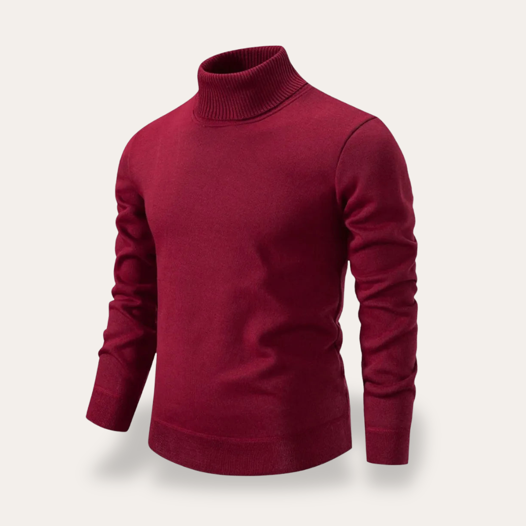 Rollkragenpullover Herren Feinstrick Winter Langarm | Vestea
