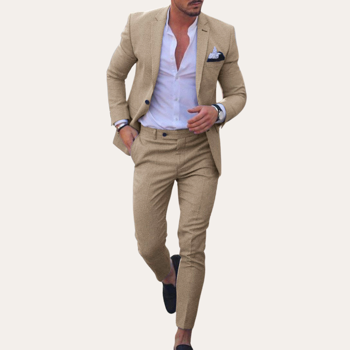 Herren Slim Fit Anzug 2-teilig Business | Vestea