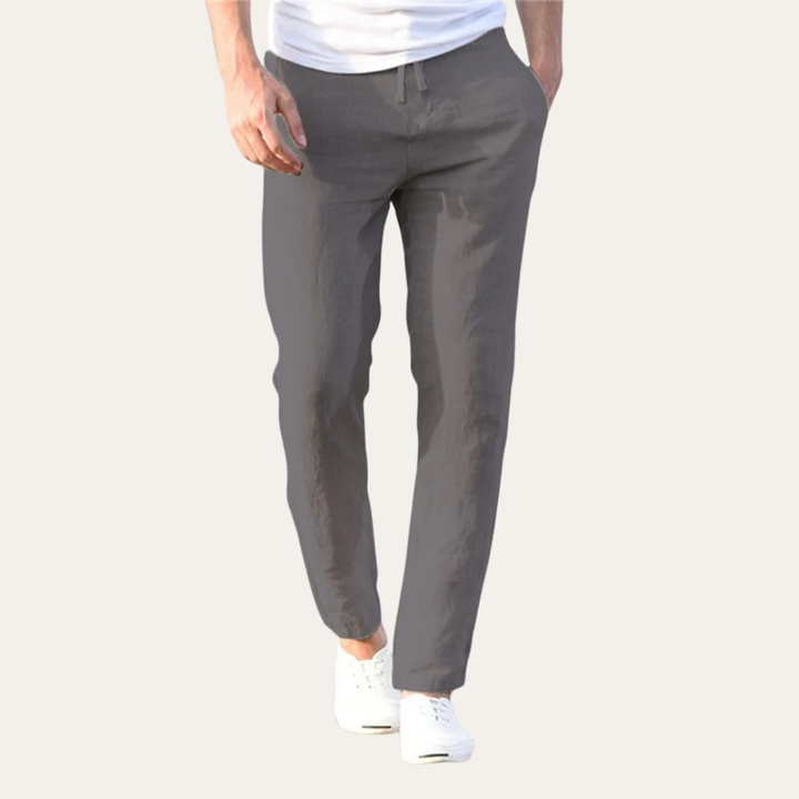 Herren Leinenhose Atmungsaktive Streetwear für Männer, Bequeme Passform | Vestea