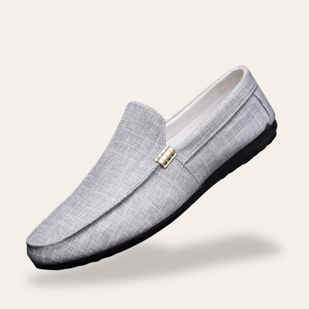 Herren Orthopädische Leinen Slipper Mokassins Schuhe | Vestea