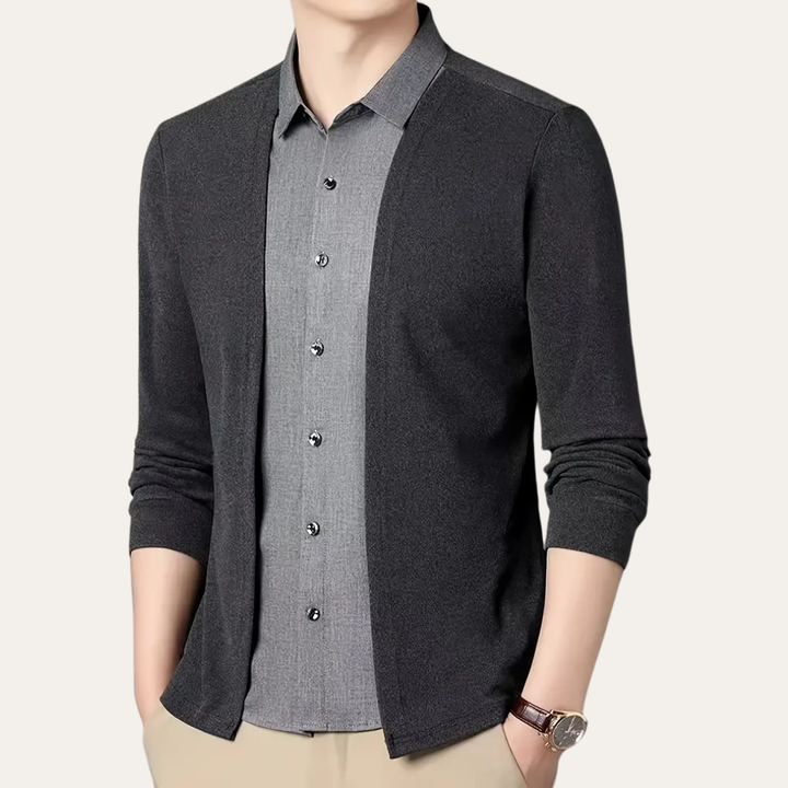 Herren Strickjacke leicht offen | Vestea