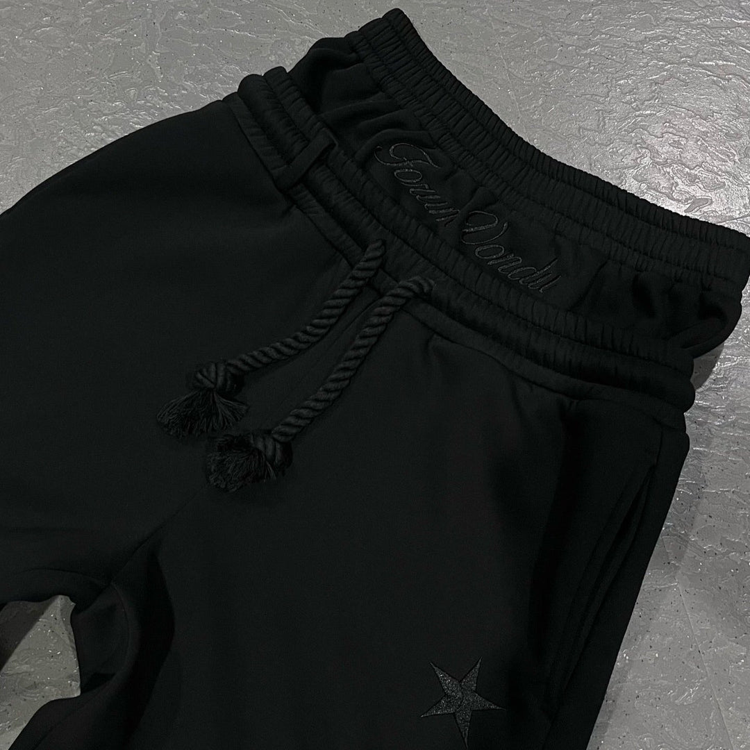Jogging unisexe coupe ample taille élastique cordon poches décontracté