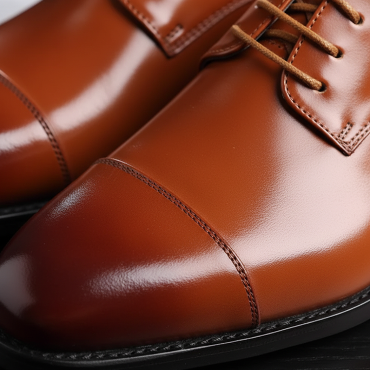 Elegante Herren Derby Schuhe Cap-Toe | Vestea