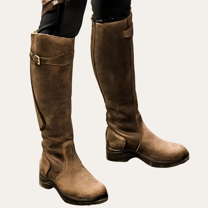Damen Winter Reitstiefel mit wasserabweisendem Material | Vestea
