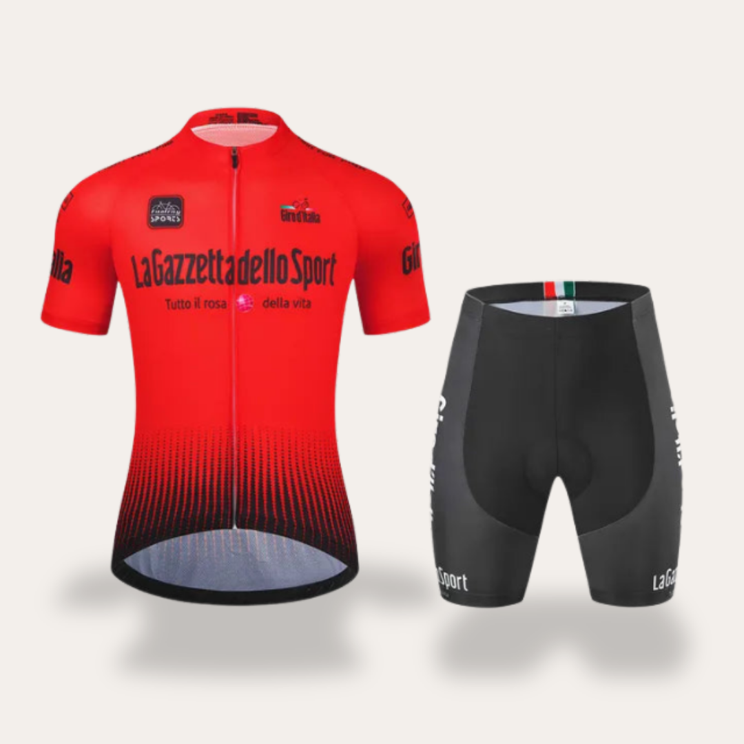 Herren Radsport Set Kurzarm Trikot mit Radhose Funktionskleidung | Vestea