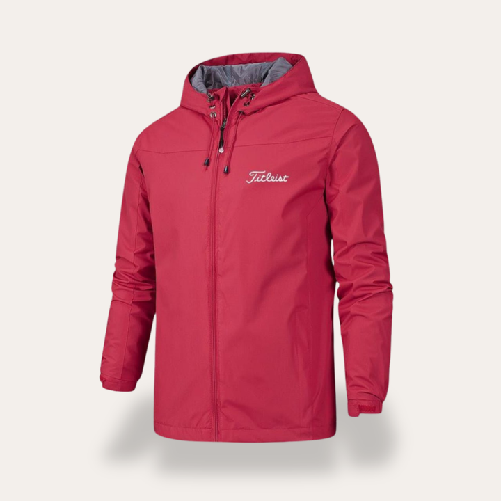 Herren Funktionsjacke mit Kapuze und Reißverschluss | Vestea