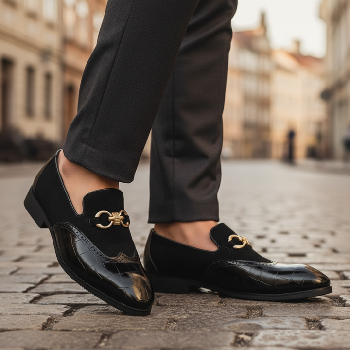 Herren Loafer Lederoptik Mokassin | Vestea