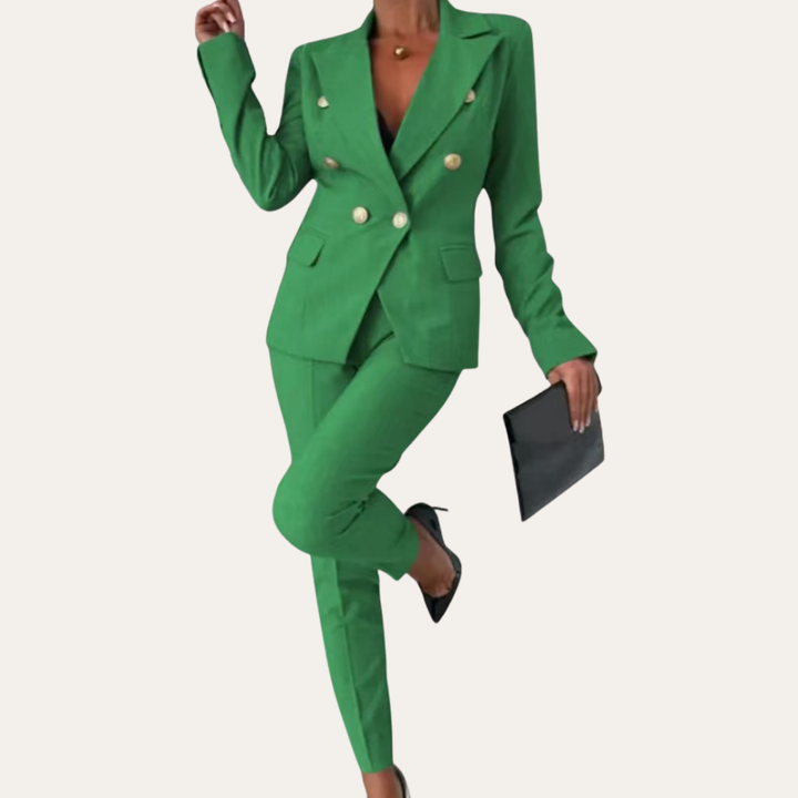 Damen Business Anzug Hosenanzug Elegant Blazer Hose | Vestea