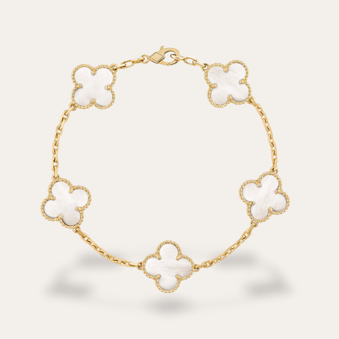 Damen Armband Blumen Design Edelstahl Verstellbar | Vestea