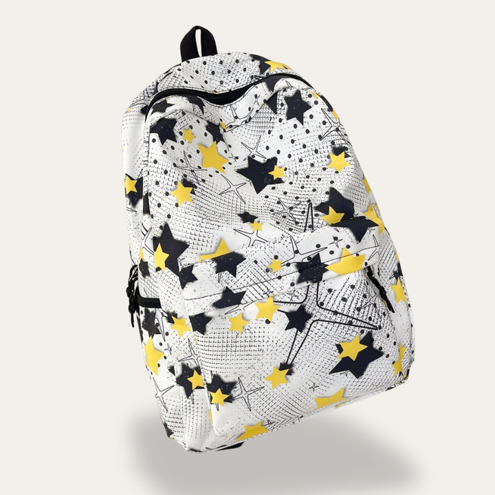 Damen Backpack Sterne Muster Wasserdicht Schulranzen Freizeit Bag | Vestea