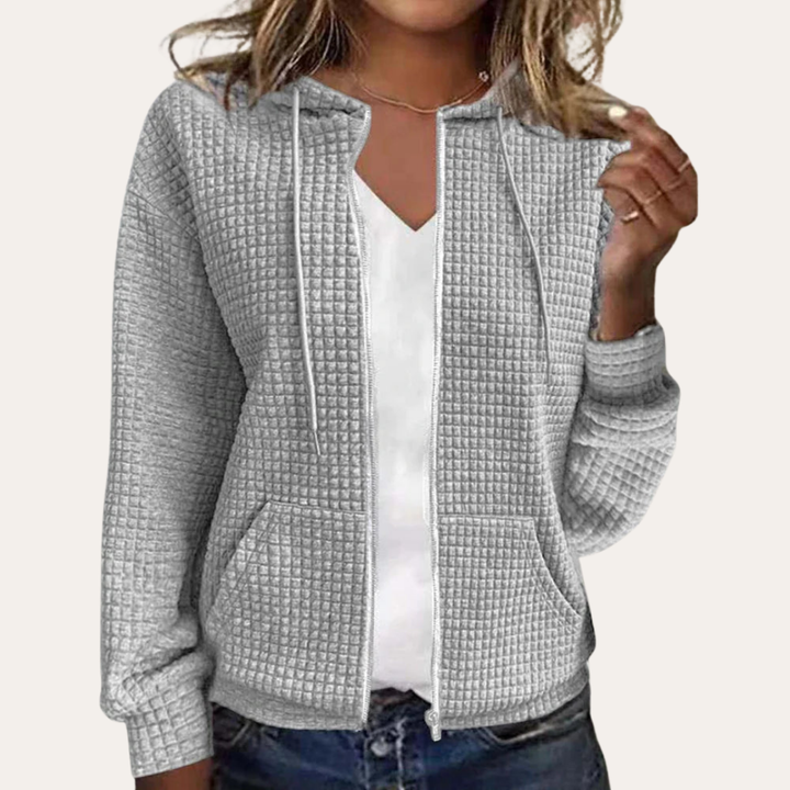 Damen Kapuzenjacke mit Reißverschluss | Vestea