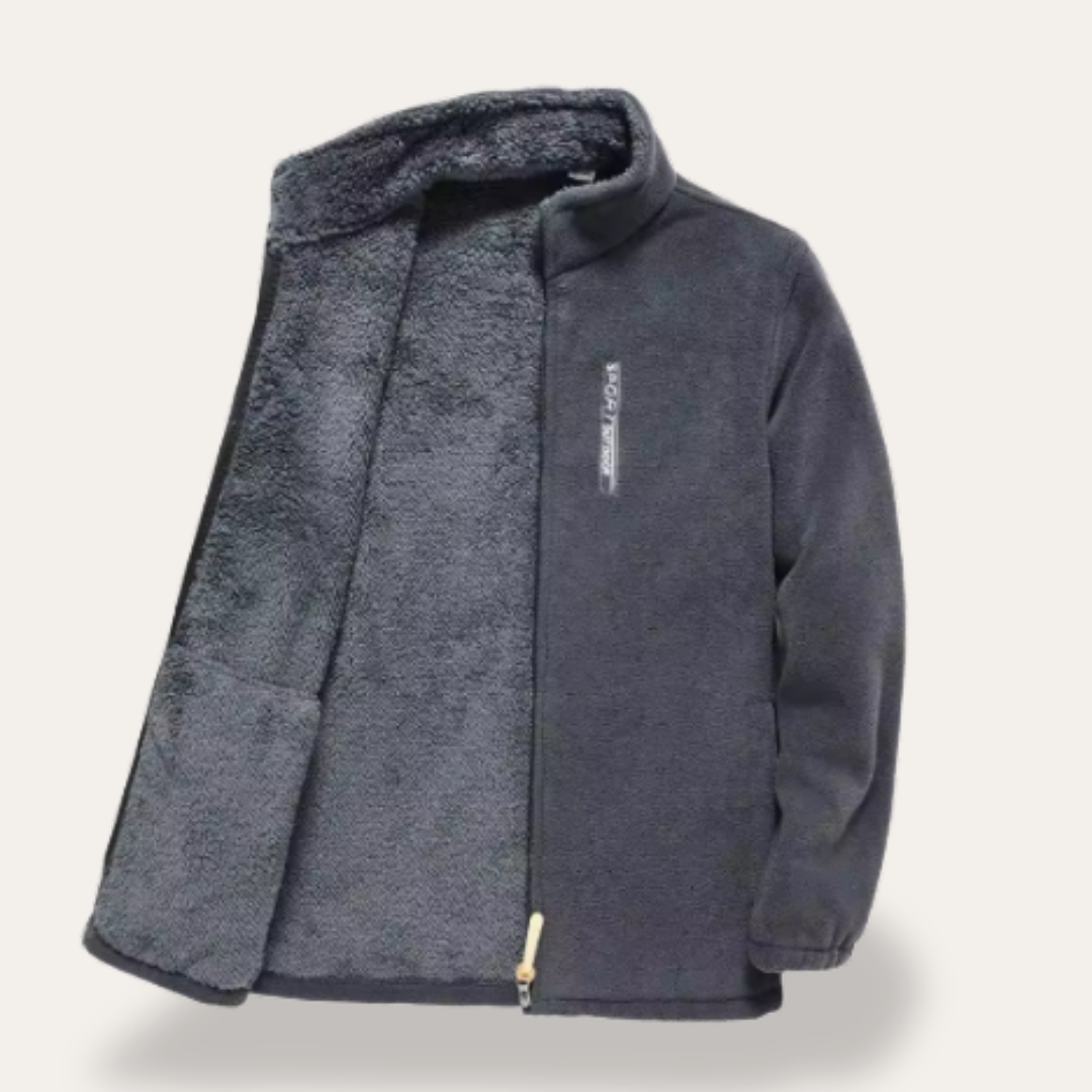 Herren Fleecejacke Winter Warm Freizeitmantel | Vestea