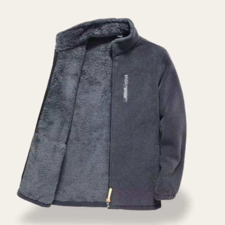 Herren Fleecejacke Winter Warm Freizeitmantel | Vestea