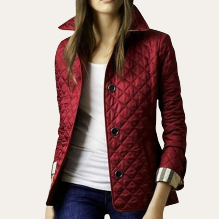 Damen Steppjacke Kurzmantel Übergangsjacke Leichtgewicht | Vestea