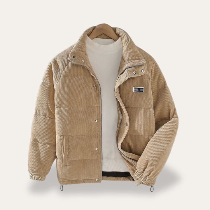 Herren Steppjacke aus Cord | Vestea