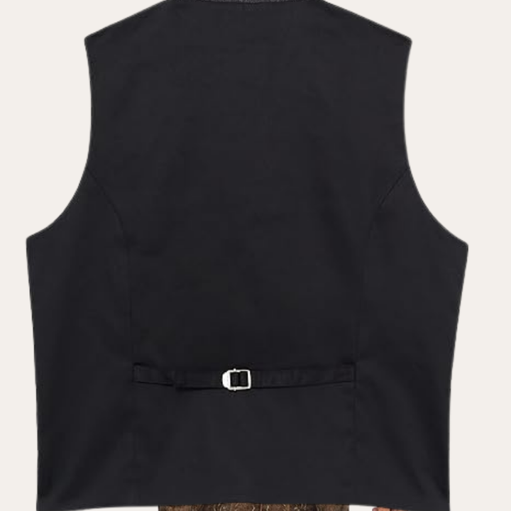 Herren Trachtenweste Wollmischung, Traditionelles Design | Vestea
