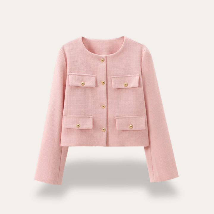 Damen Kurzjacke mit Taschen | Vestea