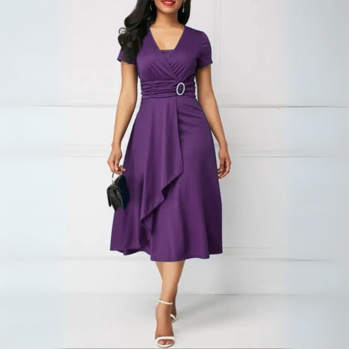 Damen Midikleid Jersey-Strick | Vestea