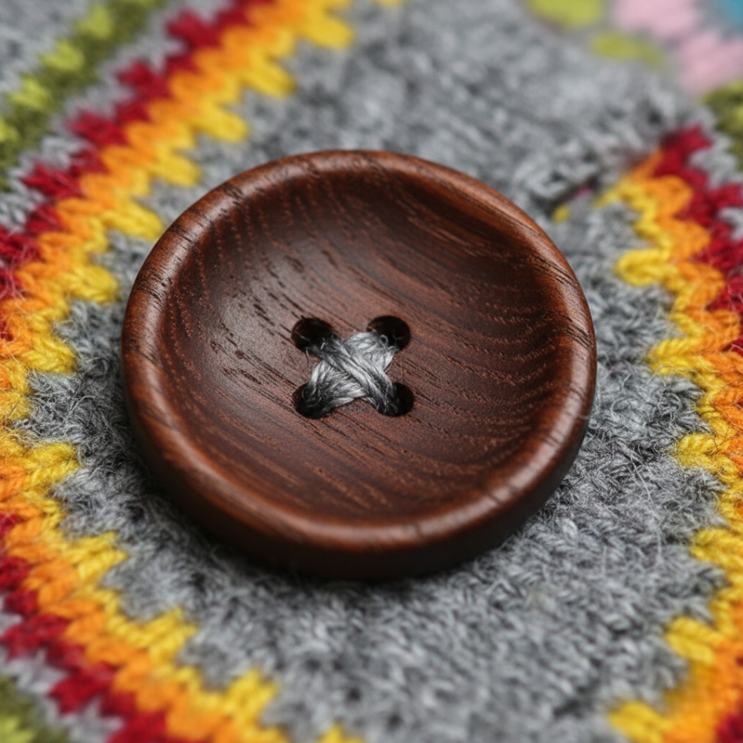 Damen Pullover mit Rundhalsausschnitt und Norwegermuster aus Polyester | Vestea