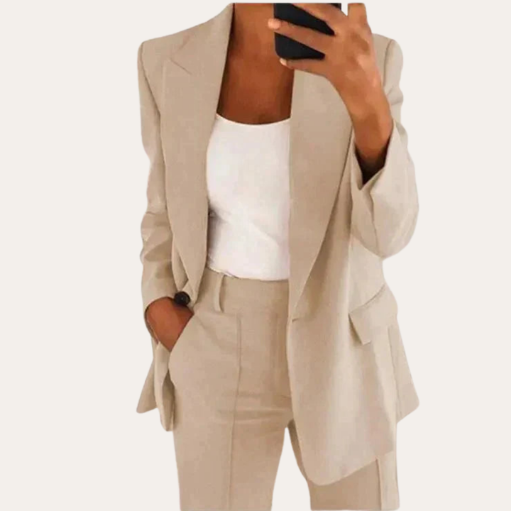 Damen Blazer und Hose Business Anzug Wollmix | Vestea