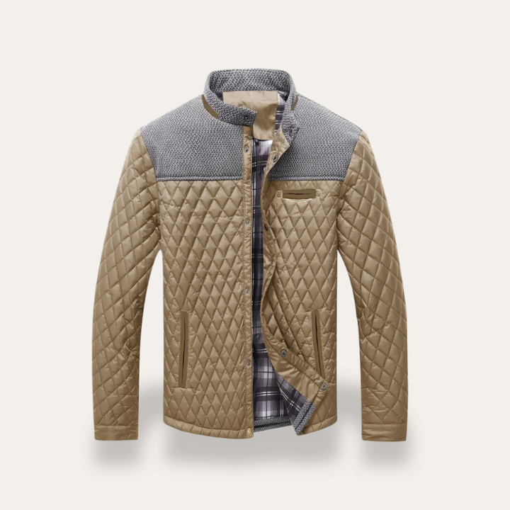 Herren Steppjacke Übergangsjacke Mehrfarbig | Vestea