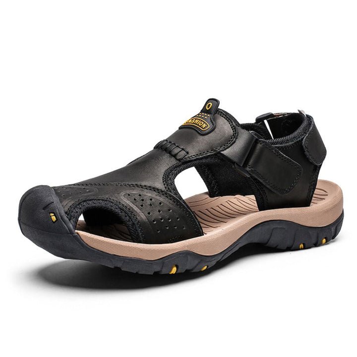 Orthopädische Trekking-Ledersandalen für Herren | Vestea