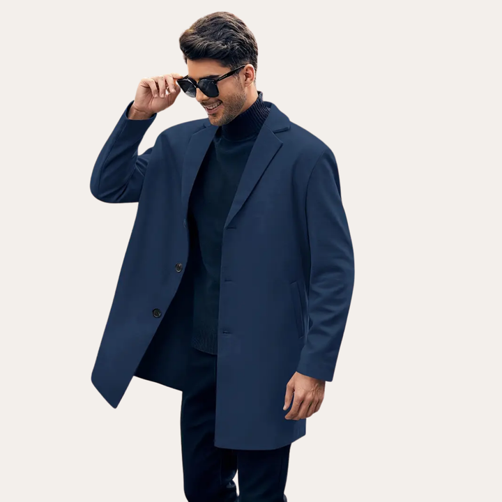 Herren Wollmantel Slim Fit | Vestea