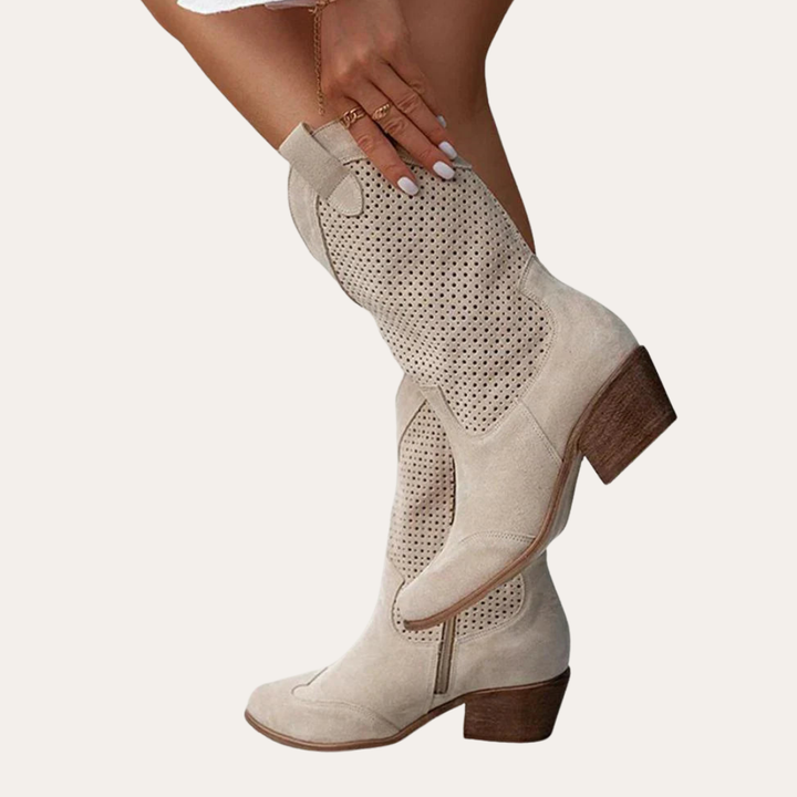 Damen Orthopädische Western Stiefel | Vestea