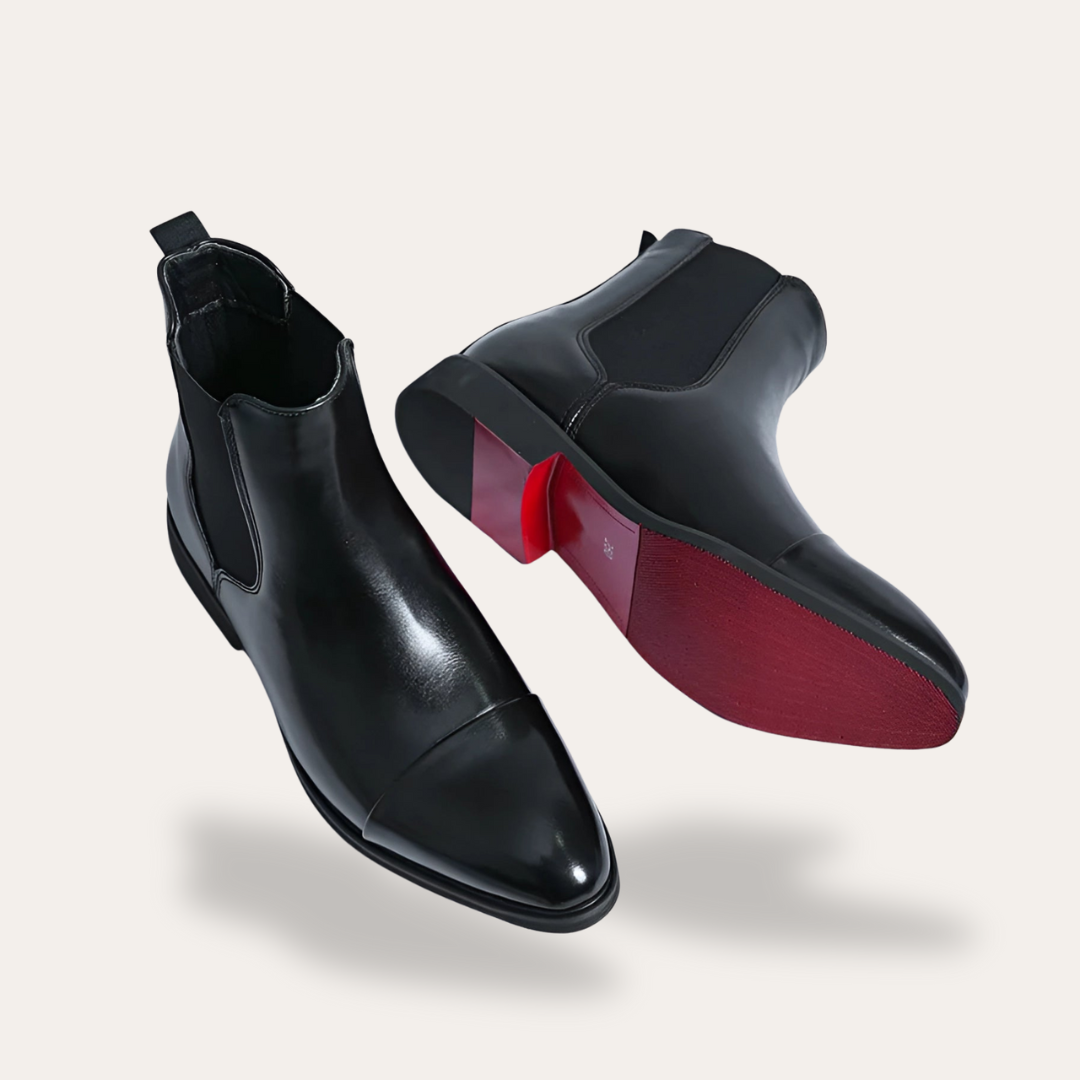 Herren Orthopädische Chelsea Boots aus Leder | Vestea