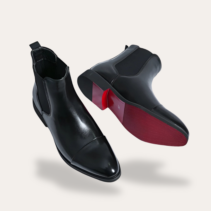 Herren Orthopädische Chelsea Boots aus Leder | Vestea