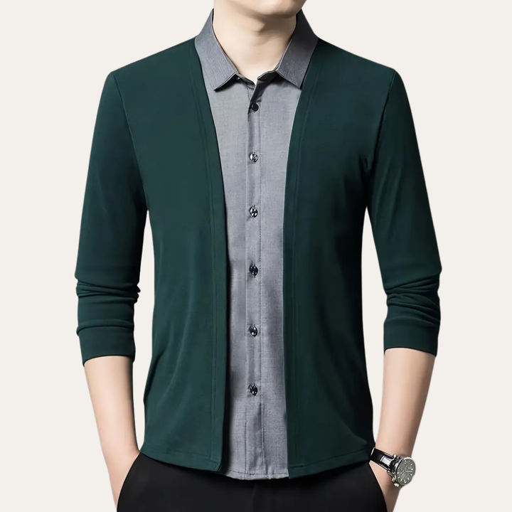 Herren Strickjacke leicht offen | Vestea