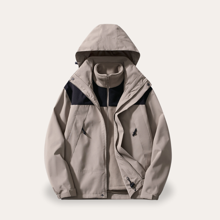 Herren Outdoorjacke mit Abnehmbarer Kapuze | Vestea