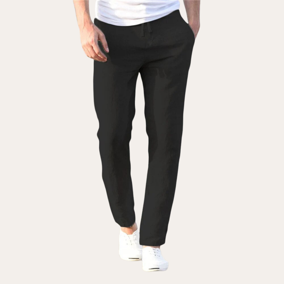 Herren Leinenhose Atmungsaktive Streetwear für Männer, Bequeme Passform | Vestea