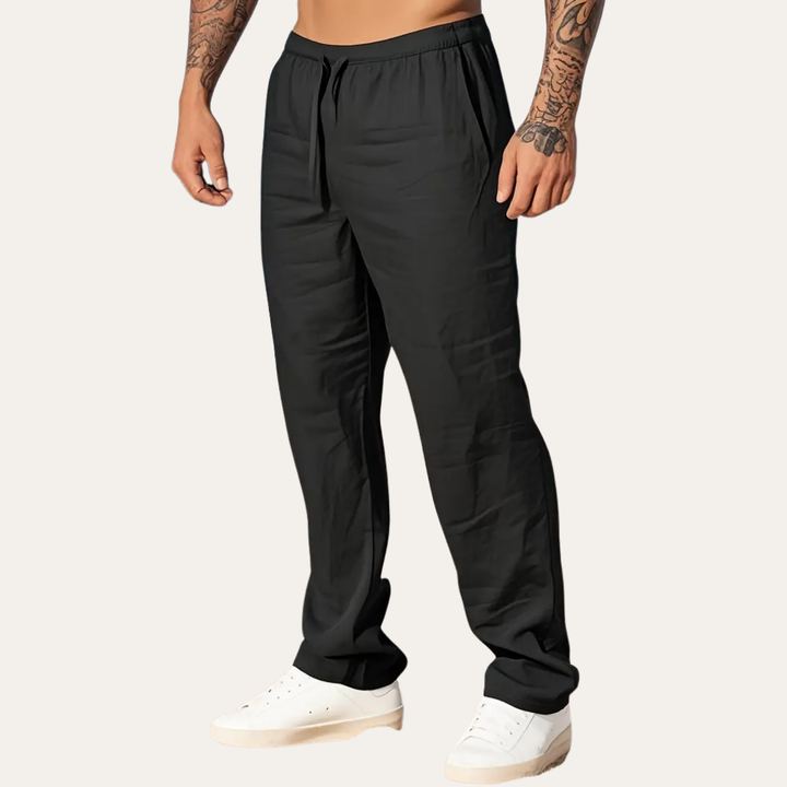 Herren Leinenhose, Atmungsaktive, bequeme Sommerhose | Vestea