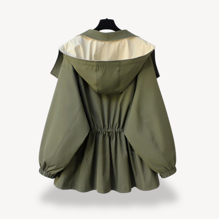 Colorblock Trench Coat für Damen | Vestea