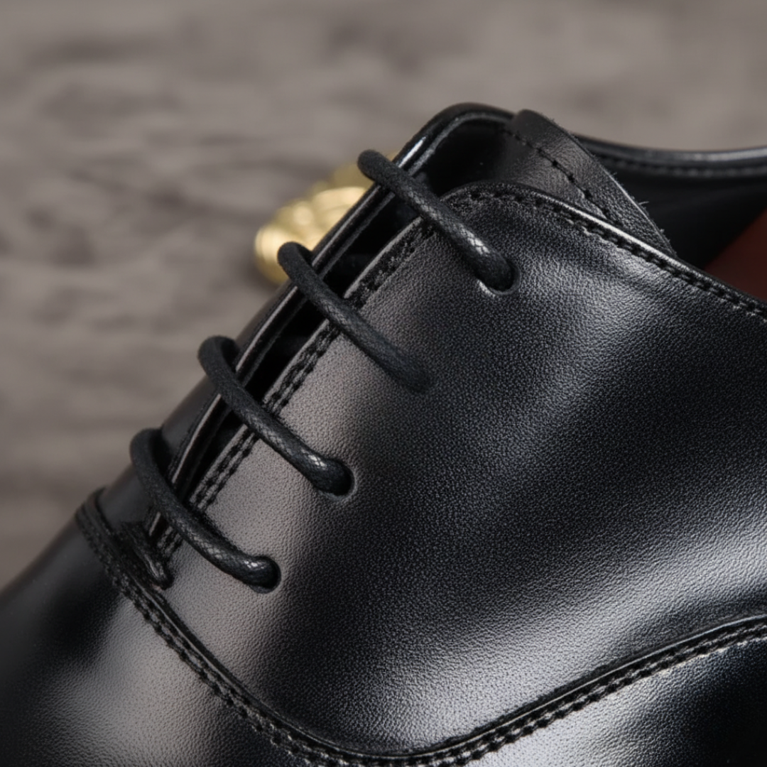 Herren Elegante Schuhe aus Kunstleder mit Schnürung | Vestea