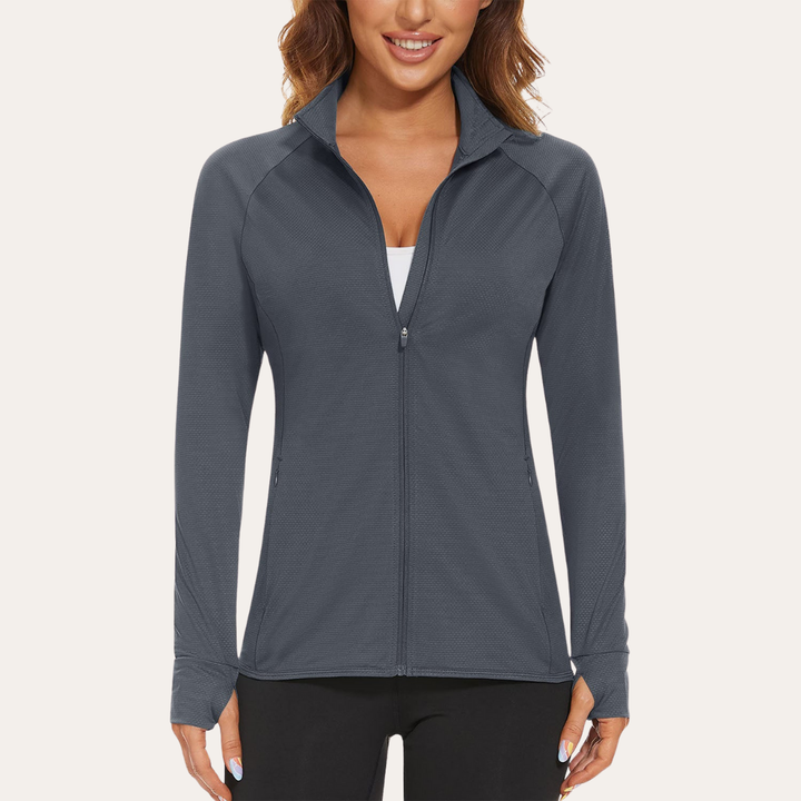Leichte UV-Schutzjacke für Damen mit Langarm | Vestea