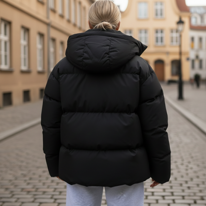 Damen Steppjacke Oversize Winterjacke | Vestea