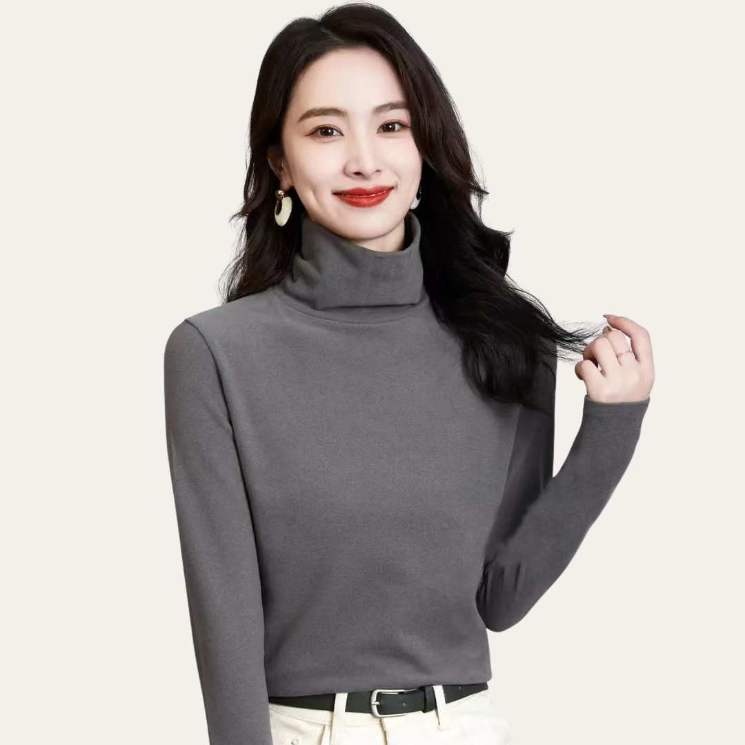 Damen Rollkragenpullover Langarm Elegant | Vestea
