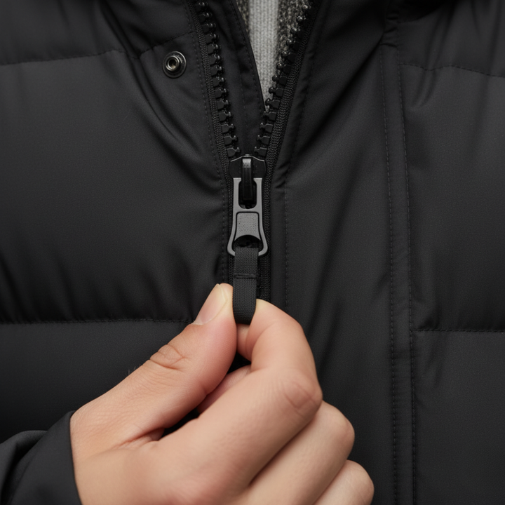 Herren Winter Steppmantel mit Kapuze | Vestea